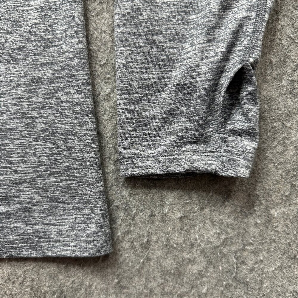Nike DRI-FIT Element 1/4 Zip Running Pullover Shirt Men L Gray 30" Lake Placid - Picture 9 of 15